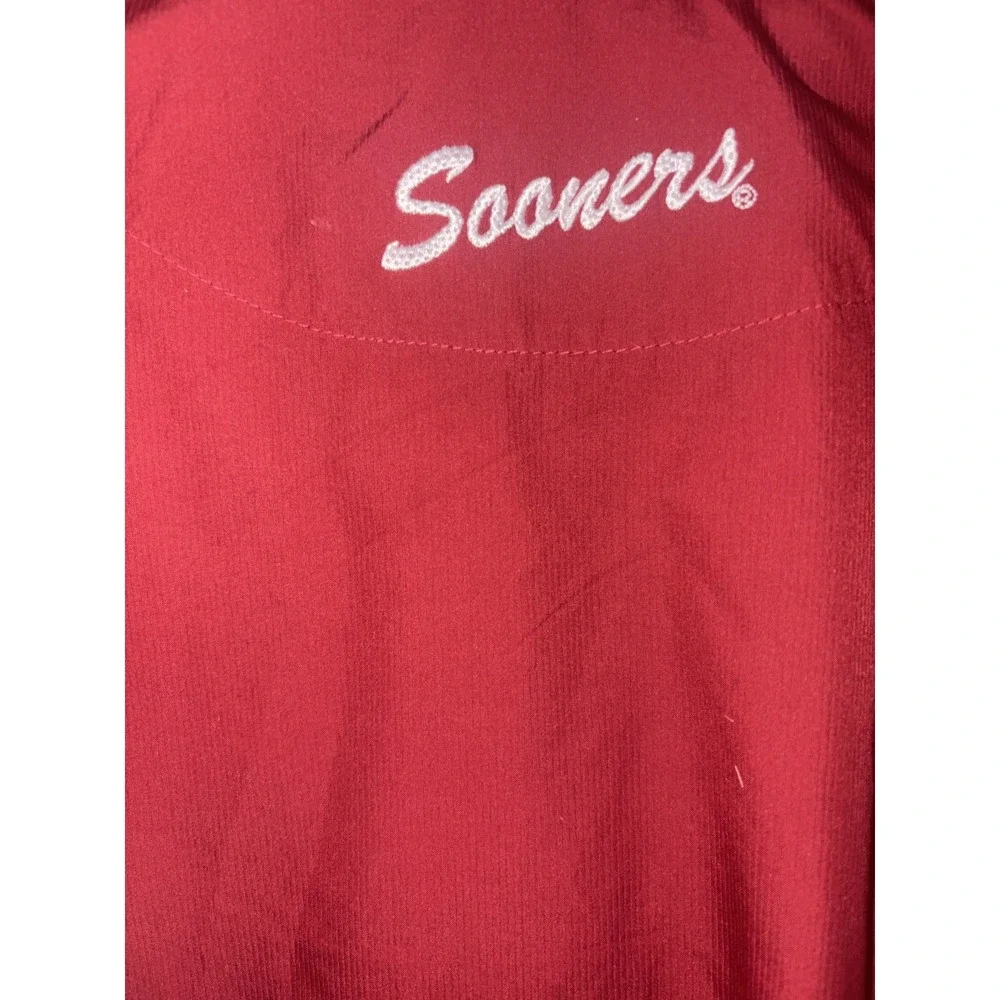 Crimson Red Nike Fit Storm OU Oklahoma Sooners Pullover Jacket Men's XXL Large